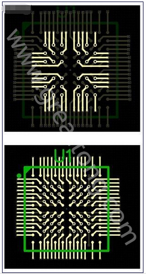 如何布線不同的BGA圈，從最外層開始，直到中心-深圳宏力捷