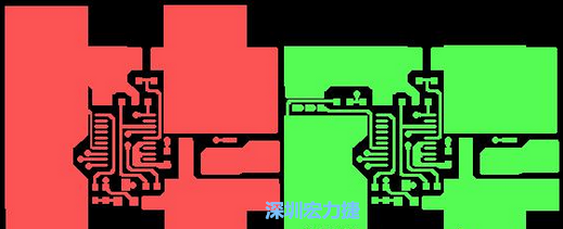 此操作可使文件中大部分的焊盤輸出后仍為焊盤，不會成為線性焊盤，并且不會產(chǎn)生像下圖一樣的短路情況